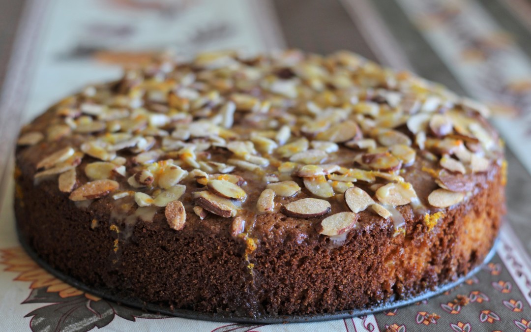 Citrus and Almond Olive Oil Cake with Tangerine Glaze