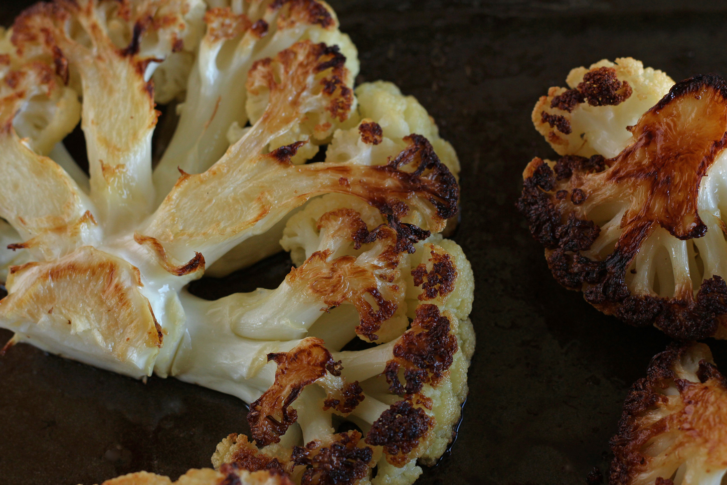 Roasted cauliflower without sumac