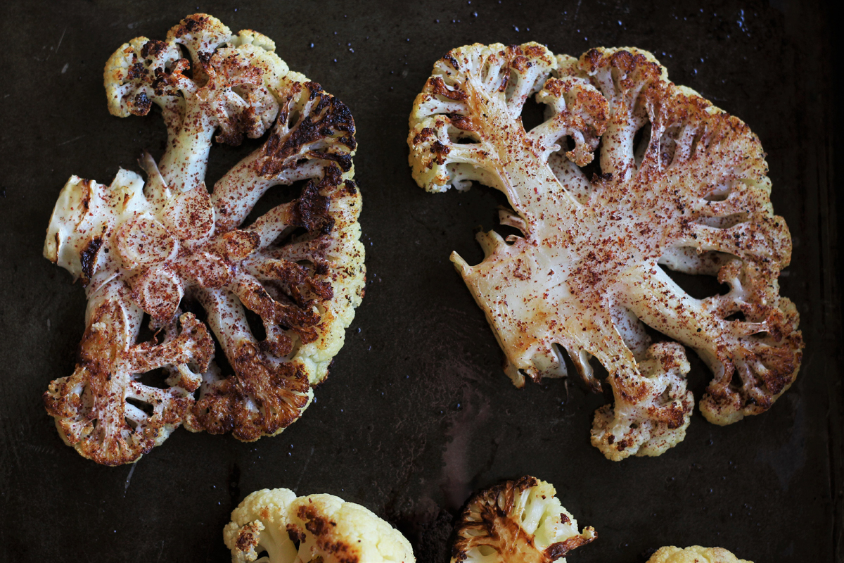 Roasted cauliflower with sumac