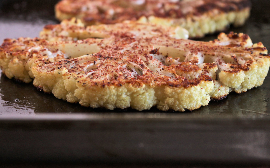 Roasted Cauliflower Steaks with Sumac