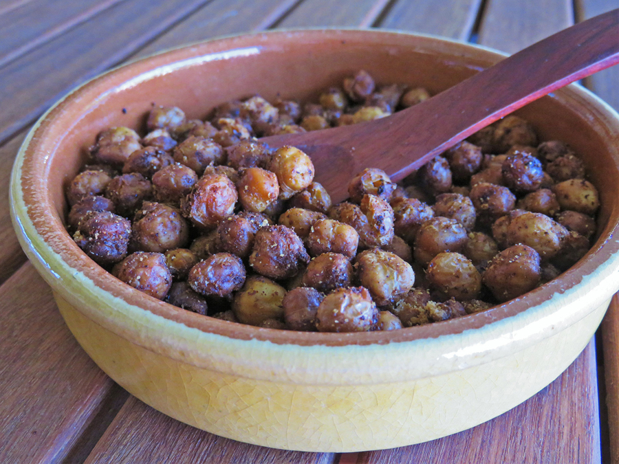 Spicy Crunchy Chickpeas with Sumac