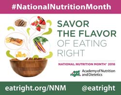 National Nutrition Month