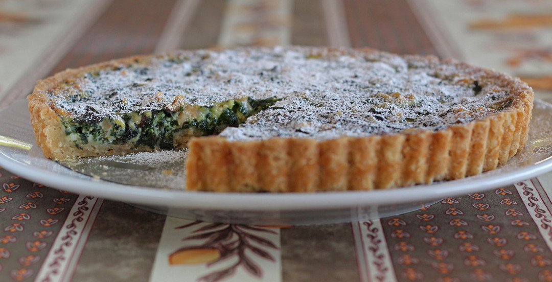 Swiss Chard Hazelnut Dessert Tart |Tarte Sucrée Aux Blettes et Noisettes